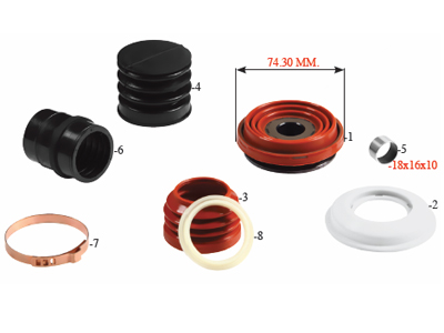 ATN-152106 - TOZ LASTİK VE PERNO TAKIMI