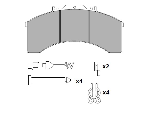 ATN-011 - DİSK FREN BALATA SETİ
