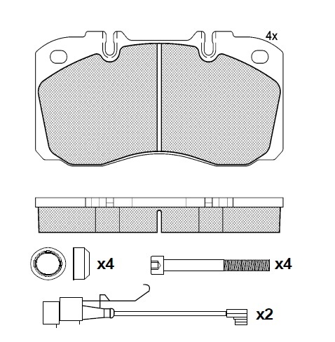 ATN-122 - DİSK FREN BALATA SETİ