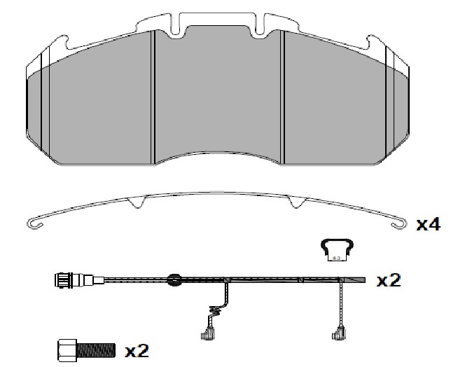 ATN-131.C - DİSK FREN BALATA SETİ