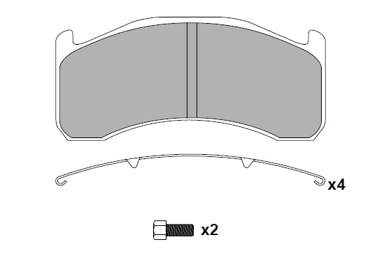 ATN-137 - DİSK FREN BALATA SETİ