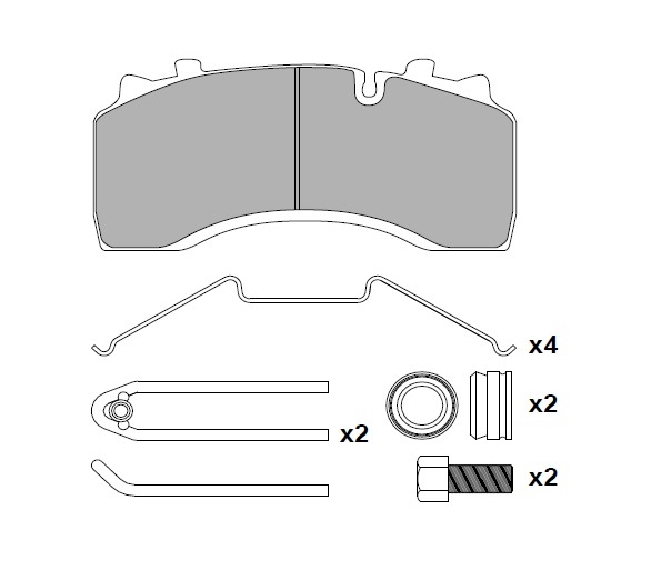 ATN-141 - DİSK FREN BALATA SETİ