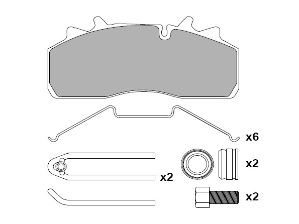 ATN-159 - DİSK FREN BALATA SETİ