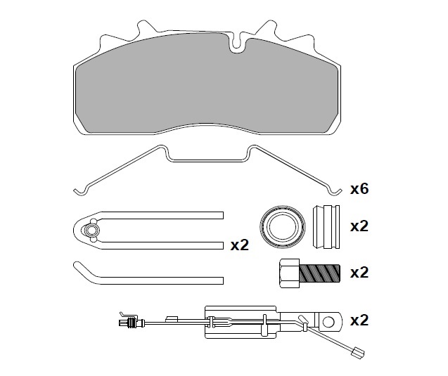 ATN-159.C - DİSK FREN BALATA SETİ