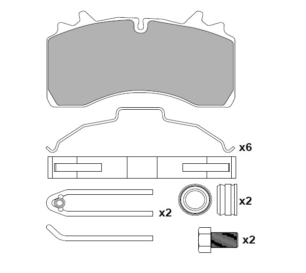 ATN-162 - DİSK FREN BALATA SETİ