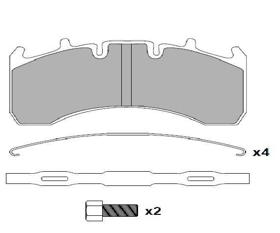ATN-169 - DİSK FREN BALATA SETİ