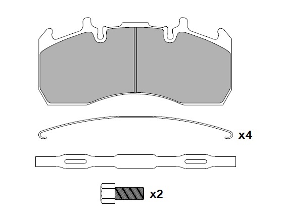 ATN-173 - DİSK FREN BALATA SETİ