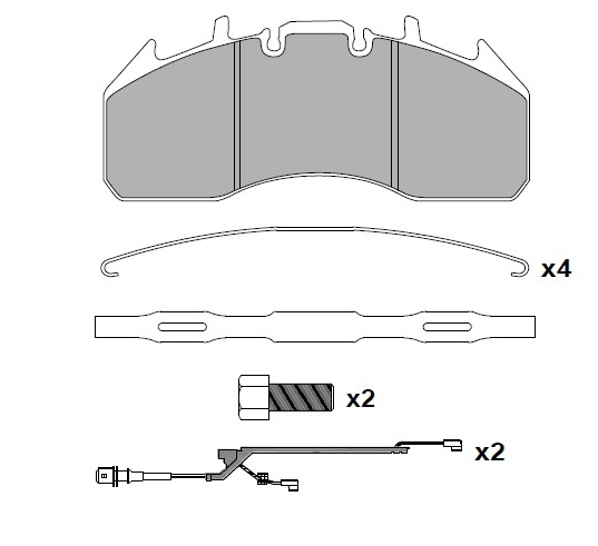 ATN-173.C - DİSK FREN BALATA SETİ