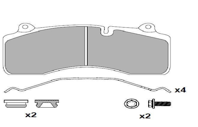 ATN-181 - DİSK FREN BALATA SETİ