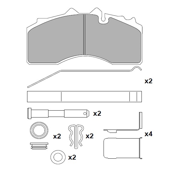 ATN-227 - DİSK FREN BALATA SETİ