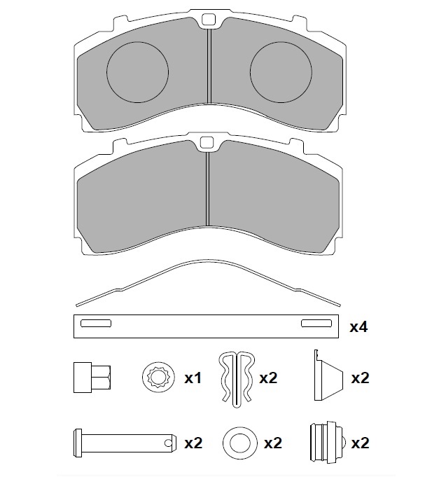 ATN-246 - DİSK FREN BALATA SETİ