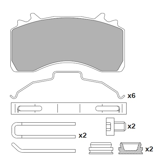 ATN-279 - DİSK FREN BALATA SETİ