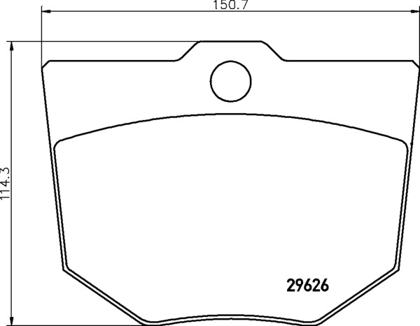 ATN-626 - DİSK FREN BALATA SETİ