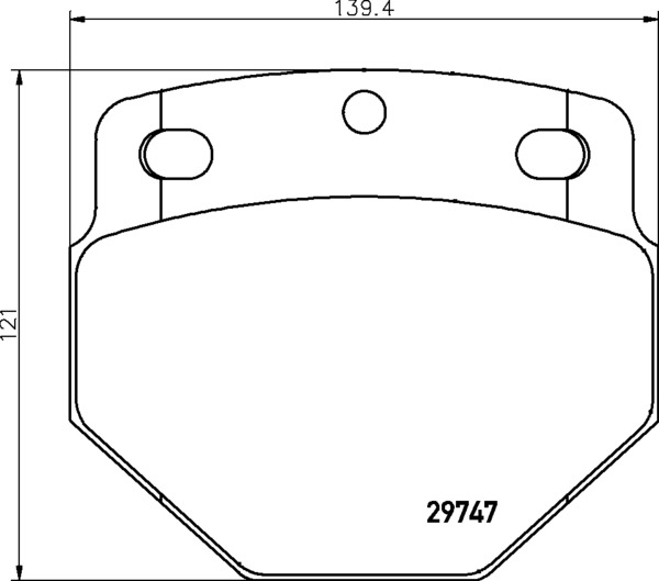 ATN-747 - DİSK FREN BALATA SETİ