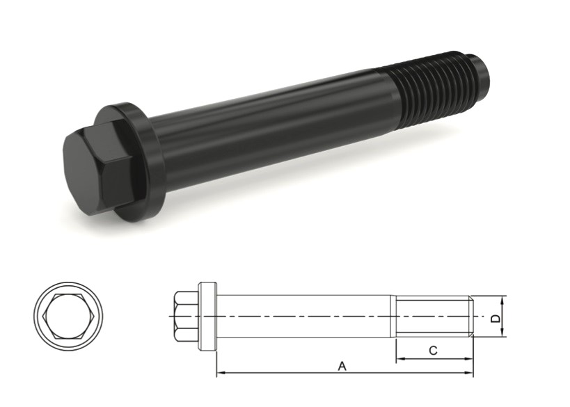 APS-105 - SAF DİSK BAğLANTI CİVATASI M12X1,5X75 YP. AK.