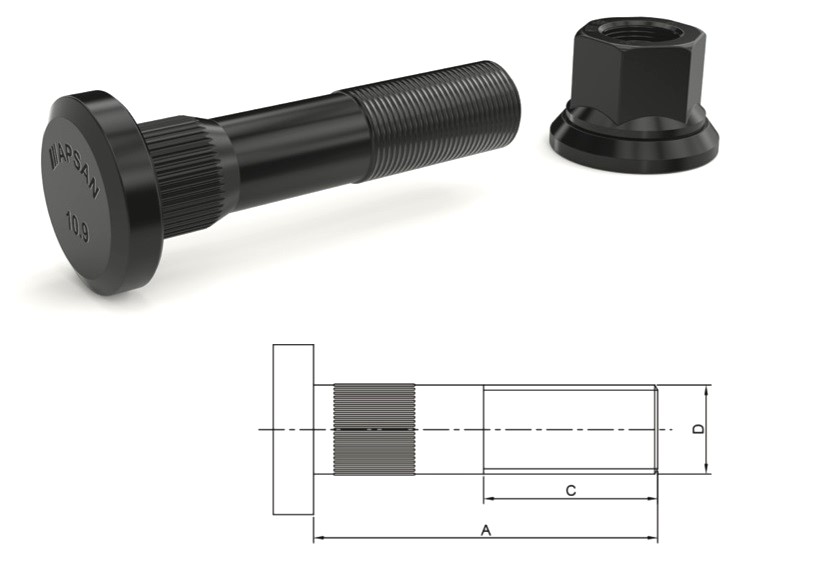 DF-10125 - DAF ÖN BİJON 85MM