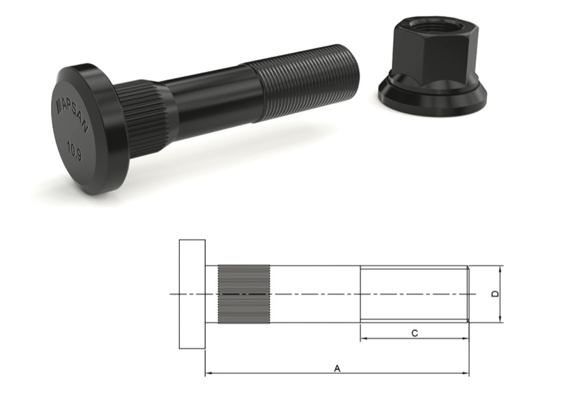 DF-10126 - DAF ARKA BİJON 104MM