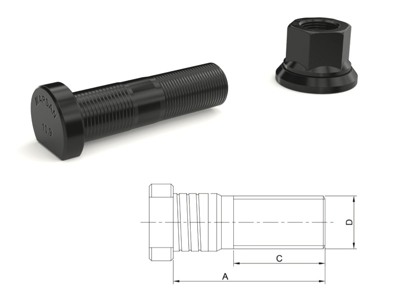 DRS-30205 - SAF DORSE DİSK  83MM TRAPEZ