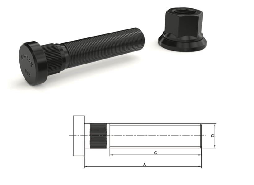 FRD-6130 - FORD CARGO 3034-3430 ARKA BİJON