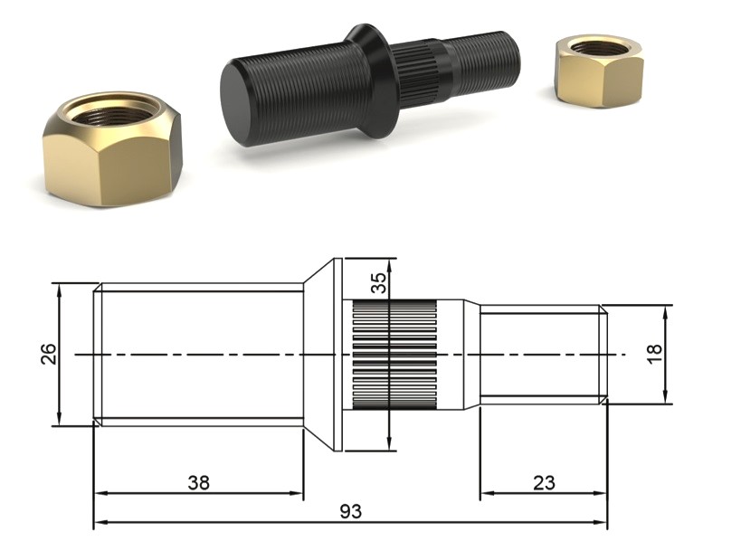 ISB-AB08-R - NPR59 YENİ MODEL ARKA BİJON R