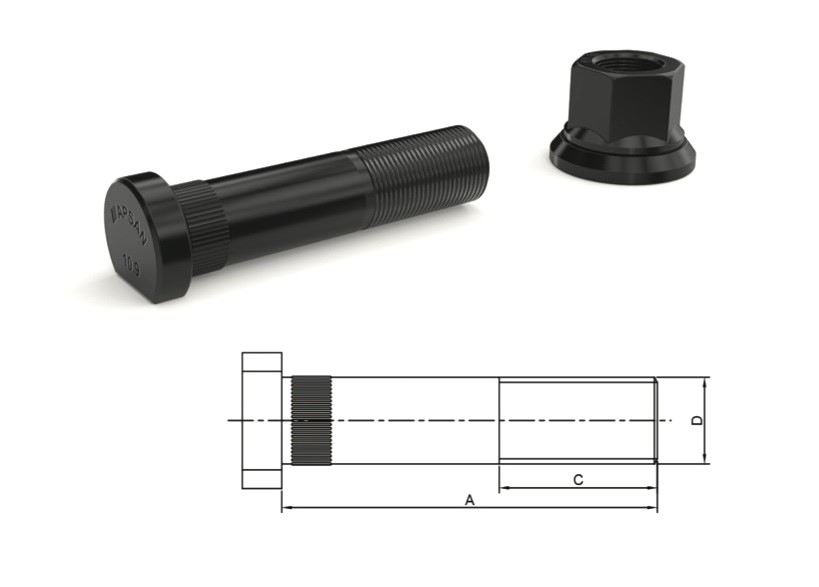 IVC-7156 - IVECO ÖN BİJON 95MM