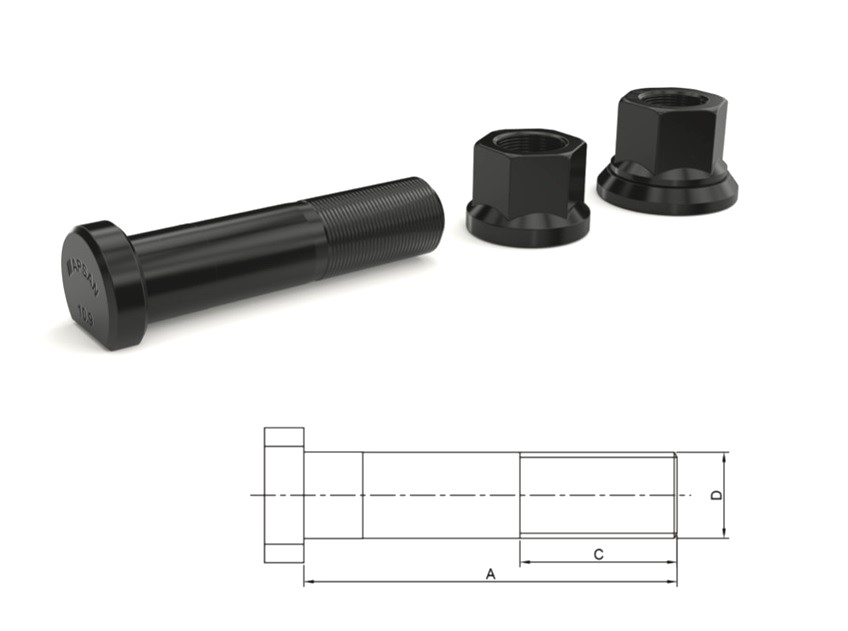 MER-2531 - MERCEDES 302 ARKA BİJON 92mm