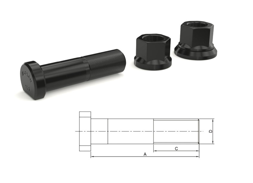 MER-2534 - MERCEDES 403 ARKA BİJON 84mm