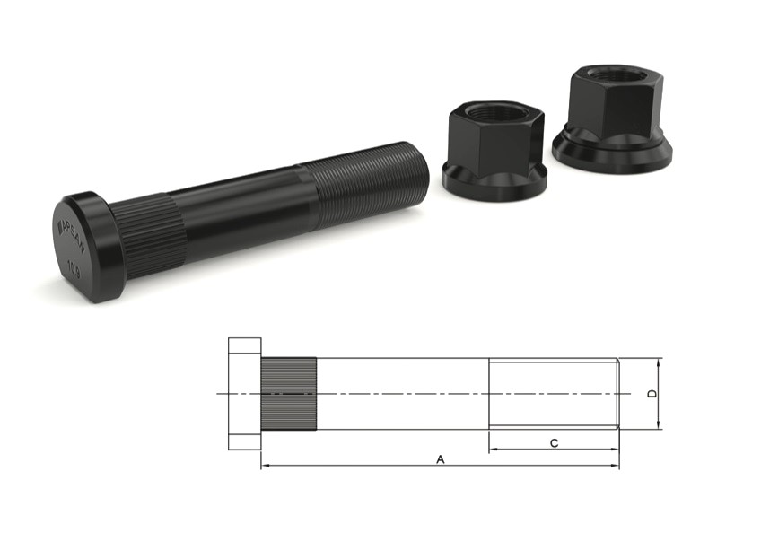 MER-2540 - MERCEDES ARKA BİJON 110mm FRZ.