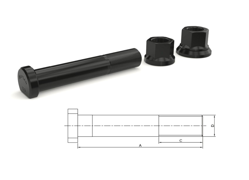 MER-2541 - MERCEDES ARKA BİJON 128mm