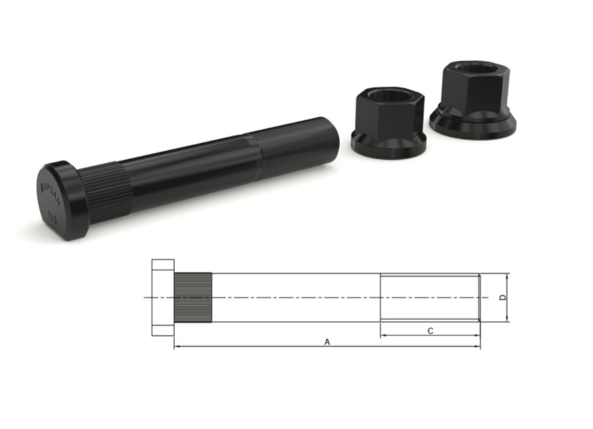 MER-2542 - MERCEDES ARKA BİJON 128mm FRZ.
