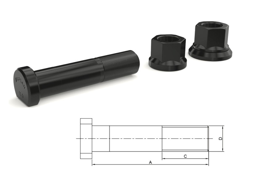 MER-2543 - MERCEDES DİNGİL BİJON 100mm