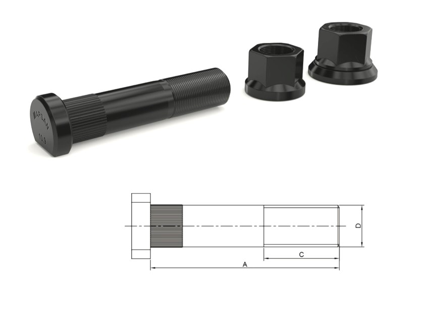 MER-2544 - MERCEDES DİNGİL BİJON 100mm FRZ.