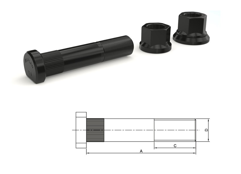 MER-2548 - MERCEDES ARKA BİJON 105mm FRZ.