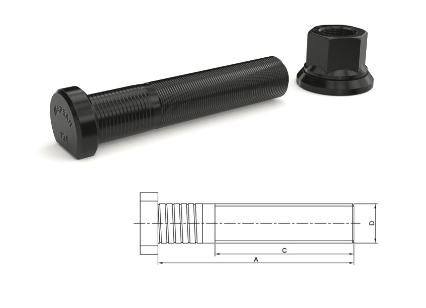 MER-2551 - AXOR ACTROS ARKA KAMPANA BİJON 110mm