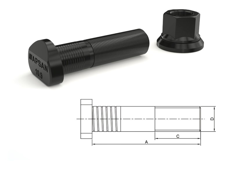 MER-2562 - AXOR ACTROS Ym. ARKA BİJON 82mm