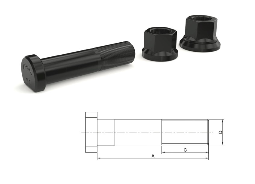 MER-2578 - MERCEDES ARKA BİJON 95mm