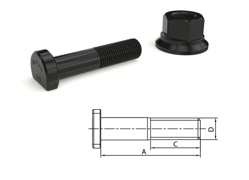 MER-2591 - MERCEDES SPRINTER ARKA BİJON 60mm