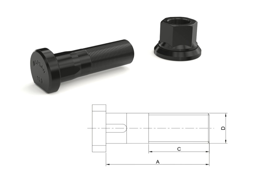 MER-2593 - MERCEDES BLUMAQ 75mm