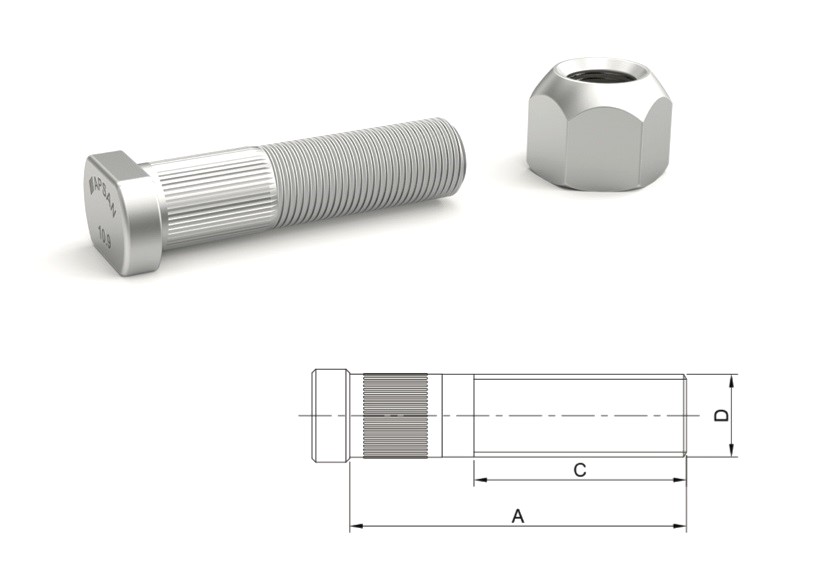 MIT-AB12-L - 304-515 ÖN ARKA BİJON L