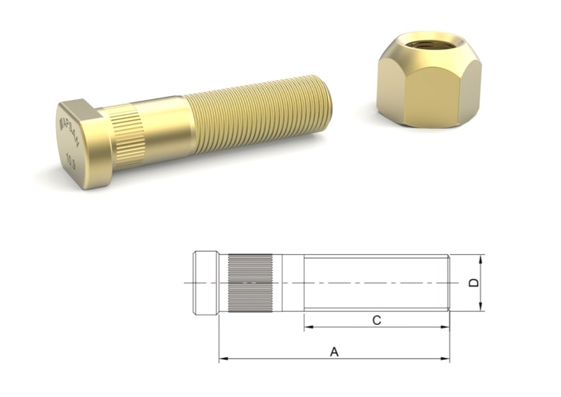 MIT-AB12-R - 304-515 ÖN ARKA BİJON R