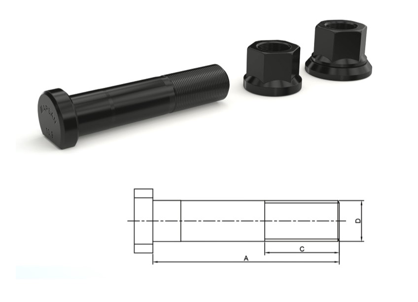 MN-3152 - MAN 20-190 ARKA BİJON 100mm