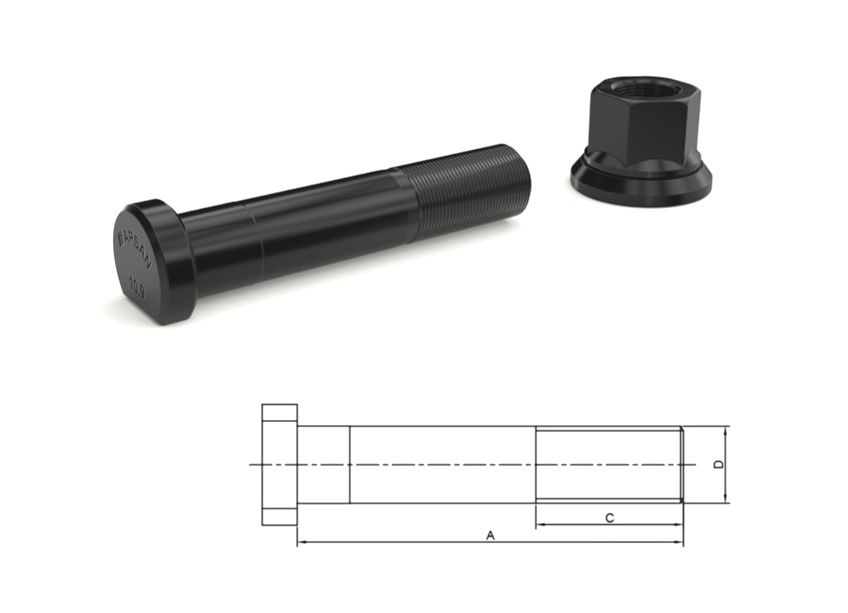 MN-3163 - MAN TGA ARKA BİJON 110mm