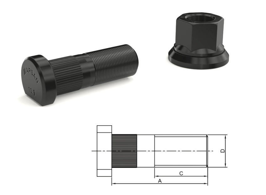 MN-3164 - MAN TGA DİSK ÖN BİJON 65mm