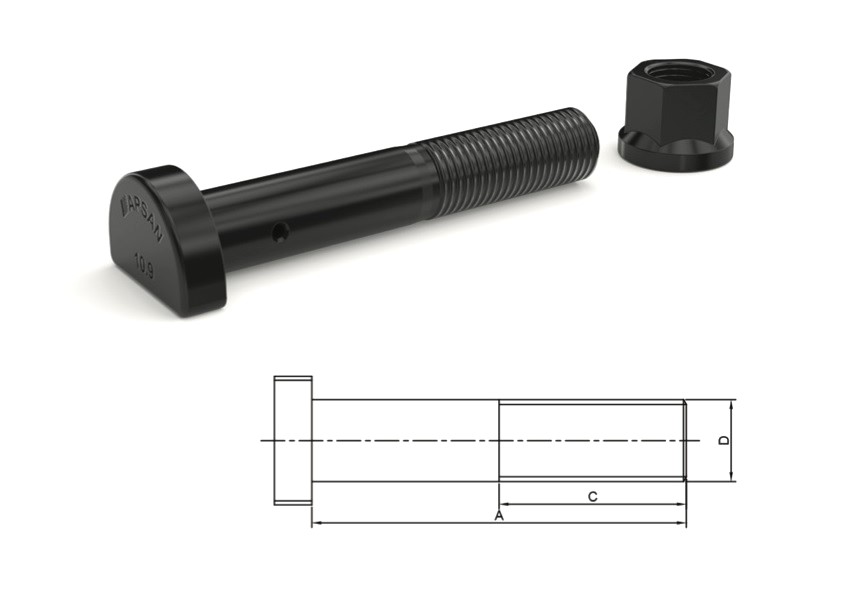 MN-3192 - MAN İSPİT ARKA BİJON 110mm