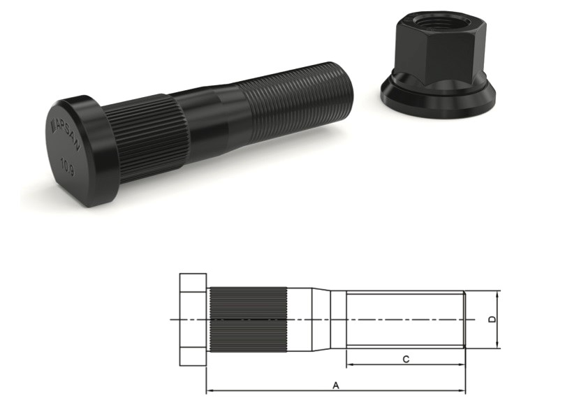 RN-20129 - RENAULT ARKA UZUN BİJON FRZ. 97MM