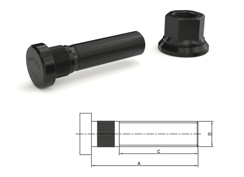 RN-20143 - RENAULT 440-40 ARKA BİJON 105MM
