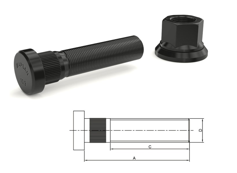 RN-20144 - RENAULT 440-40 ARKA BİJON 97MM