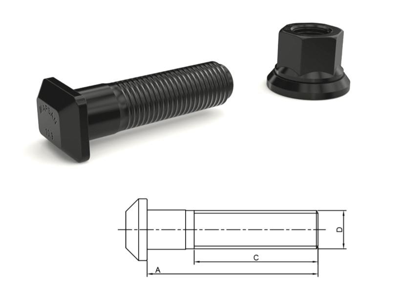 SCN-8125 - SCANIA KARE KAFA ÖN BİJON