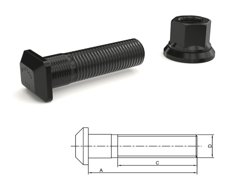 SCN-8130 - SCANIA KARE KAFA DİSK ÖN BİJON