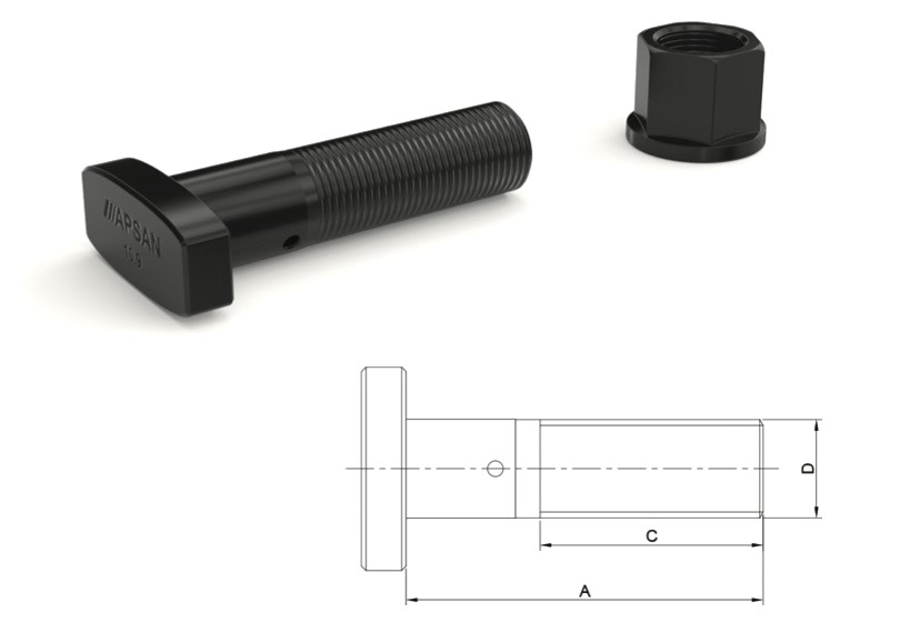 VL-9164 - VOLVO İSPİT BİJON 80MM